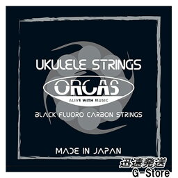 【29日までポイント10倍】ORCAS ウクレレ弦 OS-MED LG×1セット ソプラノ/コンサート兼用 ミディアムゲージ 4弦：LOW-G 国産のウクレレ弦セット【smtb-KD】【RCP】