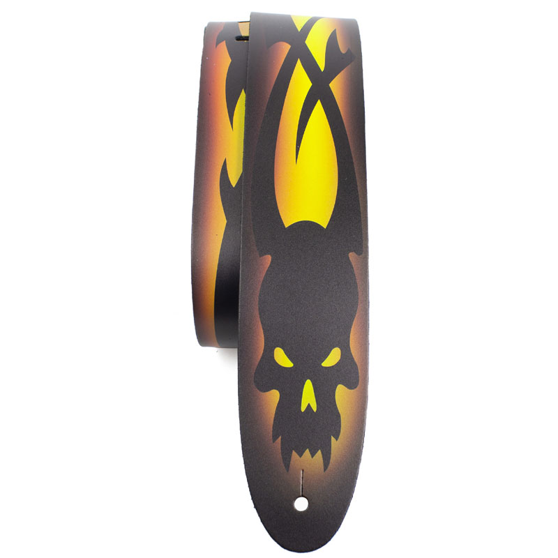 カナダのストラップメーカーとして、世界でもトップブランドと称される【Perri's / ペリーズ】。 キュートなものからへヴィーなものまで、ハイレベルなクオリティとデザインで 豊かなバリエーションをラインナップ。 DIRECT TO LEATHER PRINT シリーズは、レザーに直接デザインのプリントが施され、インパクトのあるストラップです。 豊かなカラーバリエーションの中からお気に入りのカラーを見つけてください。 SIZE ストラップ幅　2.5インチ 最短約41インチ?最長約56インチ程度まで調節可能 材質：レザー MADE IN CANADA ※縫製品の為、若干のサイズ差が生じる場合がございます。ご了承ください。 ※ご使用のモニターにより実際の商品のお色と差がある場合がございます。 ※商品改良の為予告なく、仕様が変更となる場合がございます。