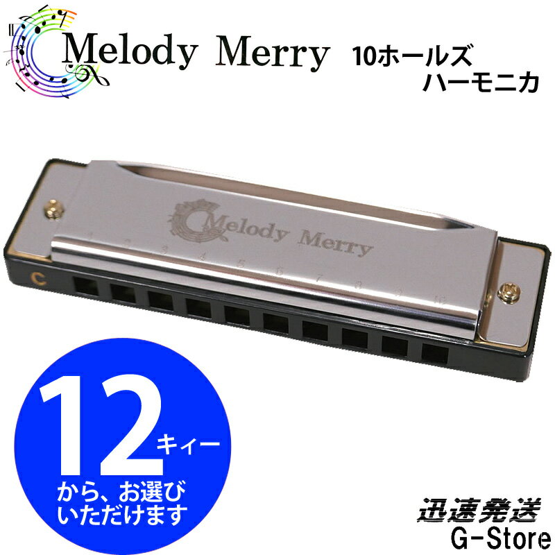 MelodyMerry 10ホールズハーモニカ MH-100 ブルースハーモニカ メロディーメリー【smtb-kd】【RCP】