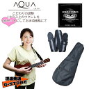 【18日までポイントUP】【ウクレレ4点セット】初心者におすすめ!AQUA ソプラノウクレレ Soprano Ukulele AQ-1