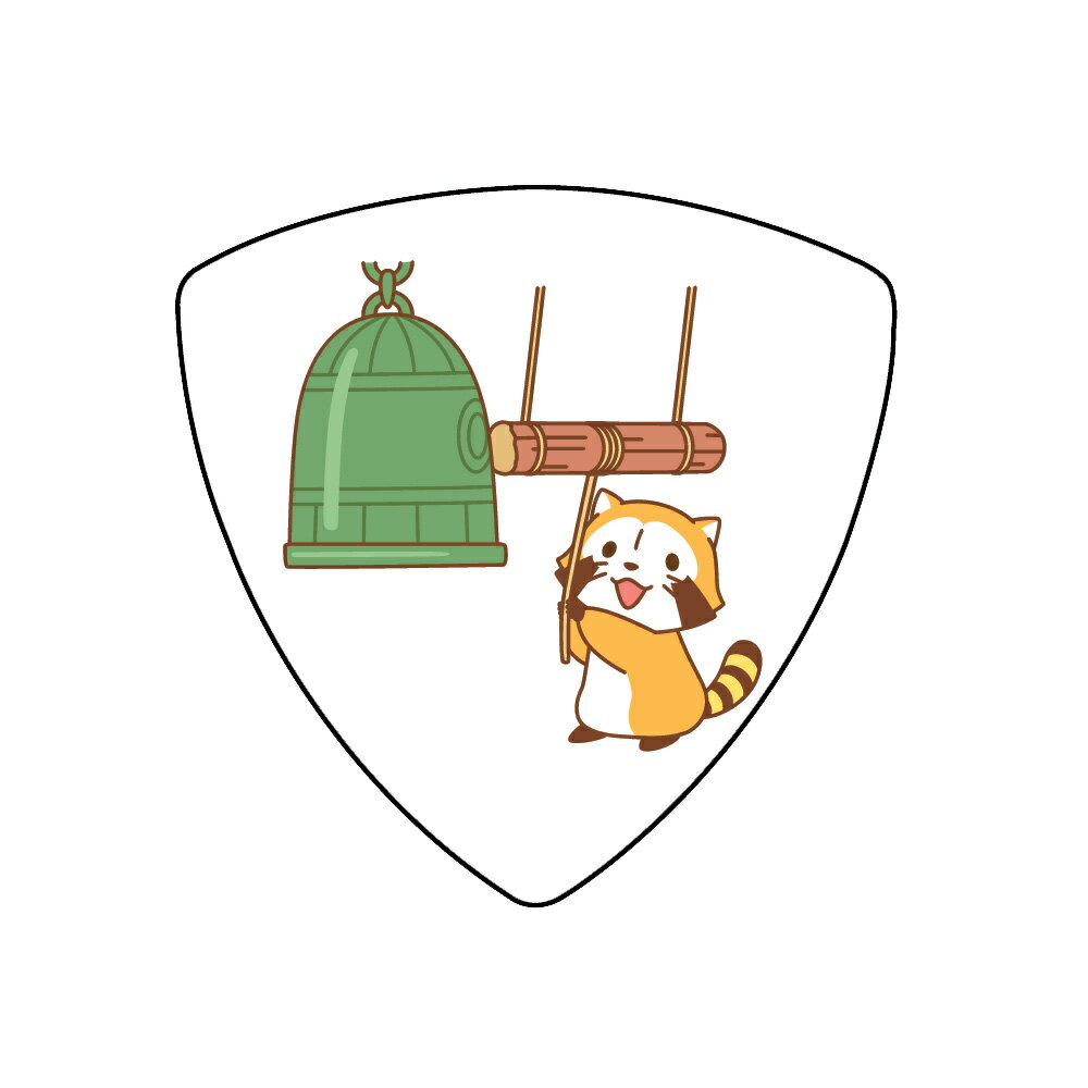 【週末限定ポイントUP】あらいぐまラスカル トライアングル ギターピック なかよしシリーズ 日本アニメーション