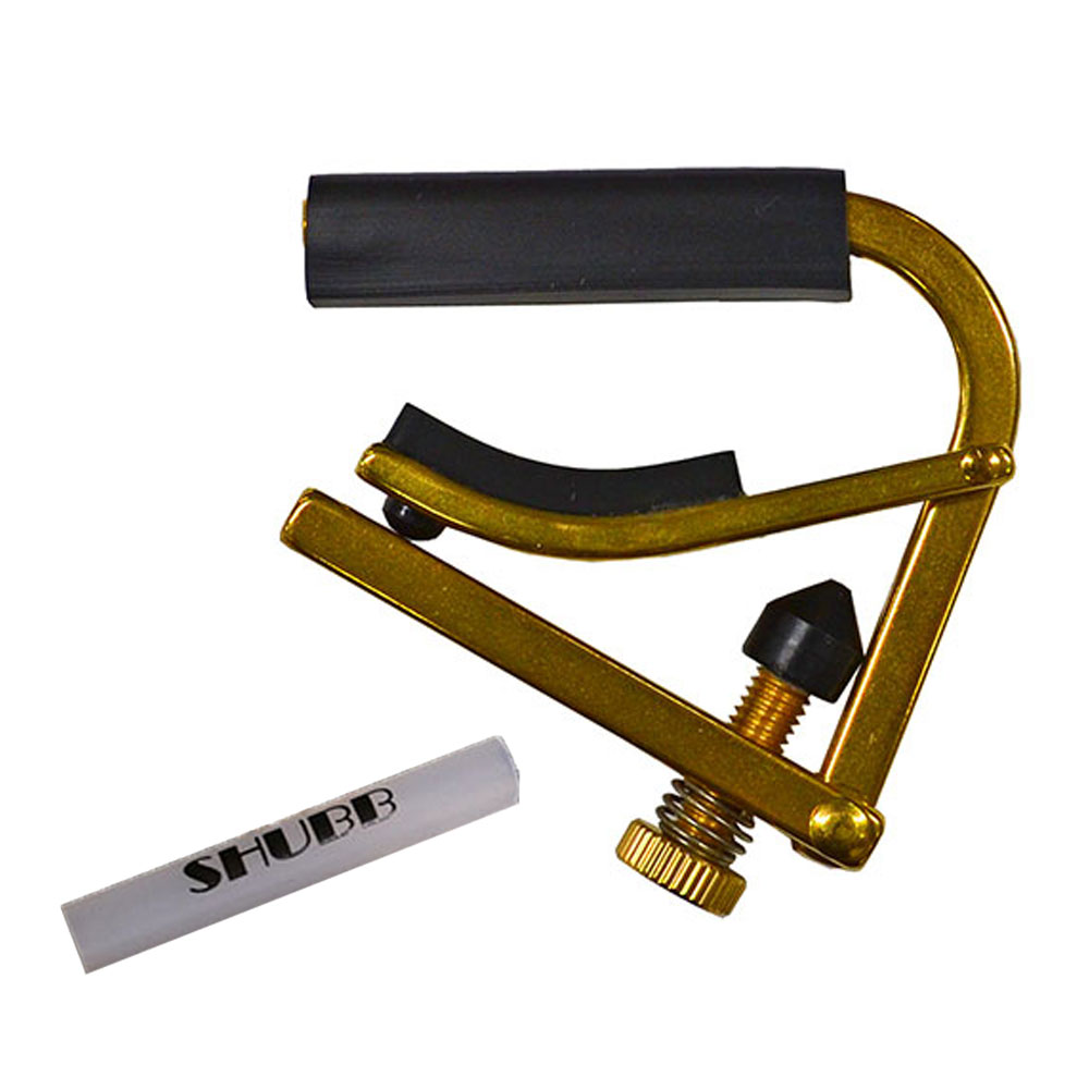 クリアスリーブ付 SHUBB カポタスト バンジョー用 フラット指板タイプ C5b + R-1/C