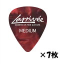 【15日限定ポイント8倍】Larrivee ピック ティアドロップ レッド MEDIUM LV-TD/M RED 7枚