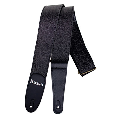 【10日までポイントUP】Basso ギターストラップ EX 47 GLITTER BLACK...