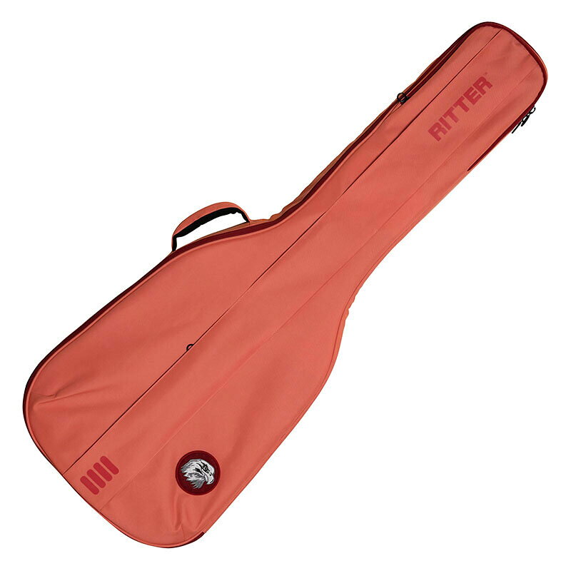 ・RGB4-ABFRO-AcousticBass- ・アコースティックベース用 ・20mm高密度パッド+5mmソフトフォームパッド+3mmソフトプラッシュを組み合わせた28mmパッドを採用。ブリッジ、ヘッド部分はポリエステルで保護されています。（マチ無しのモデルは、サイドパッドは有りません。） ・ネックを固定できるネックピロー付き。マジックテープで取り付けられている為、位置調整や取り外しも可能です。 ・ポリエステル外装。ロゴと下部のストライプにリフレクト（反射）素材を使用しています。 ・キャリーハンドル、収納可能なリュックスタイルストラップ、後部にはグラブハンドルも装備。 ・A4サイズ対応ポケット+2つのアクセサリーポケット。（楽器サイズ自身が小さい場合、A4は入らないモデルも有ります。） Length:1260 mmWidth upper:410 mmWidth lower:450 mmDepth:150 mmWeight:2.5 kg