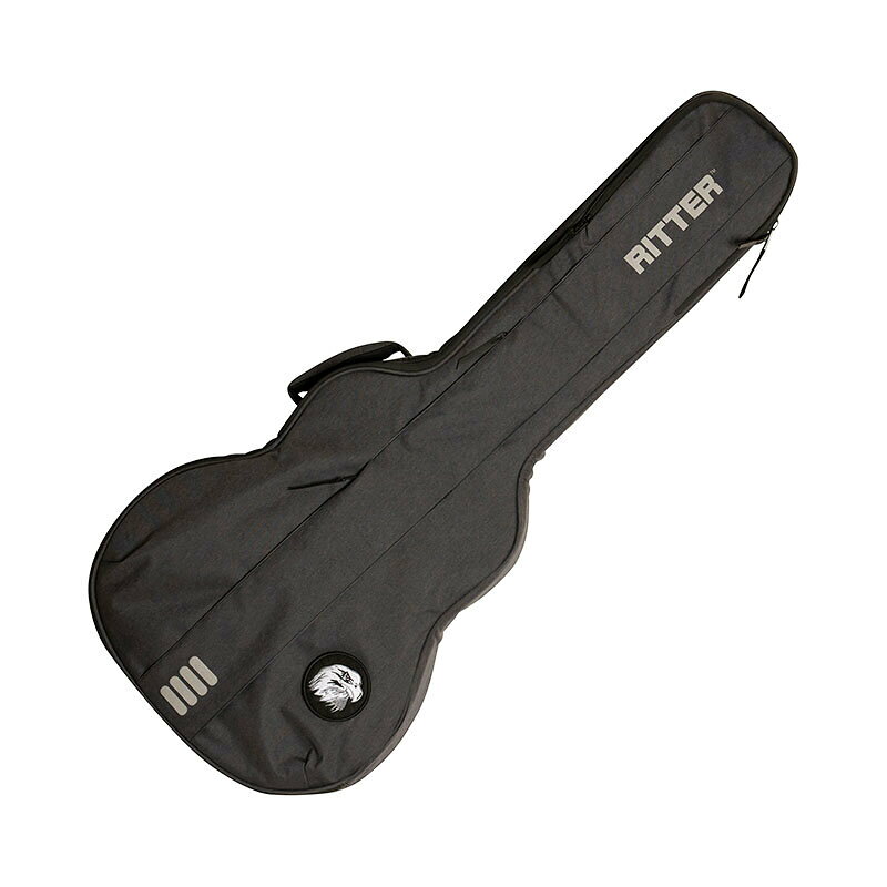 ・RGB4-SAANT-SemiAcoustic(335)- ・セミアコースティック（335）用 ・20mm高密度パッド+5mmソフトフォームパッド+3mmソフトプラッシュを組み合わせた28mmパッドを採用。ブリッジ、ヘッド部分はポリエステルで保護されています。（マチ無しのモデルは、サイドパッドは有りません。） ・ネックを固定できるネックピロー付き。マジックテープで取り付けられている為、位置調整や取り外しも可能です。 ・ポリエステル外装。ロゴと下部のストライプにリフレクト（反射）素材を使用しています。 ・キャリーハンドル、収納可能なリュックスタイルストラップ、後部にはグラブハンドルも装備。 ・A4サイズ対応ポケット+2つのアクセサリーポケット。（楽器サイズ自身が小さい場合、A4は入らないモデルも有ります。） Length:1090 mmWidth upper:320 mmWidth lower:420 mmDepth:100 mmWeight:2.0 kg