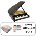 【ポイント5倍!14日午前まで!】【ピアノカバー&音階シール付】KAWAI ミニピアノ 25鍵 グランドピアノ 1191 ピンク ドレミシール DN-1