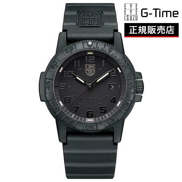 ルミノックス 腕時計（メンズ） LUMINOX ルミノックス LEATHERBACK SEA TURTLE GIANT0320 SERIES レザーバック シー タートル Ref.0321.BO.L (BLACK OUT)