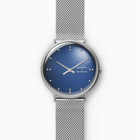 スカーゲン ビジネス腕時計 メンズ SKAGEN スカーゲン SKAGEN X FINN JUHL スカーゲンXフィン ユール 二針 シルバートーンスチールメッシュウォッチ メンズ 40mm SKW6584 腕時計