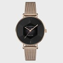 ymxeBv[gzKLASSE14 NX14 Volare Solar Darkness with Rose Gold Mesh Strap 34mm WVS22RG003W