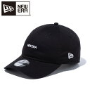 ニューエラ 9THIRTY クロスストラップ NEW ERA ミニロゴ ブラック × ホワイト 13562162