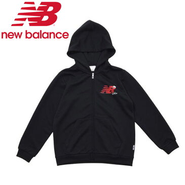 ニューバランス スウェットフルジップフーディ JJJP0332-BK ジュニア