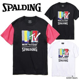 【メール便対応】 スポルディング BASKETBALL Tシャツ MTV カラーバー SMT201570