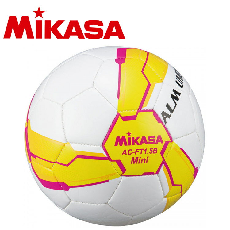 ミカサ MIKASA マスコットボール サッカー 黄/ピンク AC-FT1.5B-YP-50 ACFT15BYP5