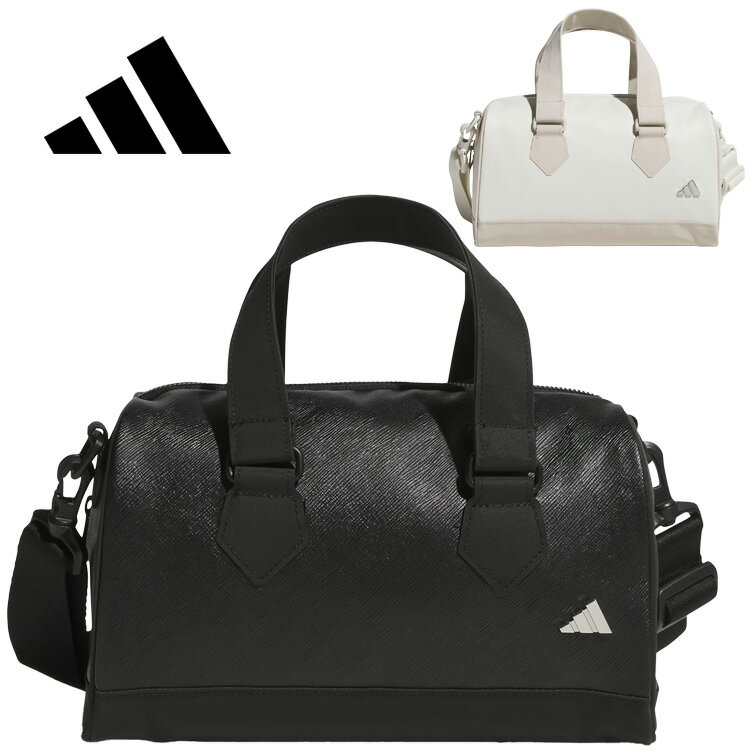 樂天商城 - 【当店在庫】アディダスゴルフ 合成皮革 メタルロゴ ミニボストンバッグ KO291 2026モデル 日本正規品