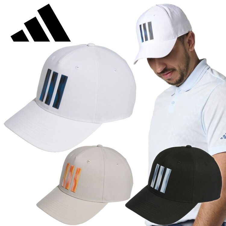 Rakuten - 【全品ポイント3倍以上★要エントリー】【当店在庫】アディダスゴルフ CLIMACOOL クライマクール グラフィック スリーストライプス キャップ メンズ VC407 2026モデル 日本正規品