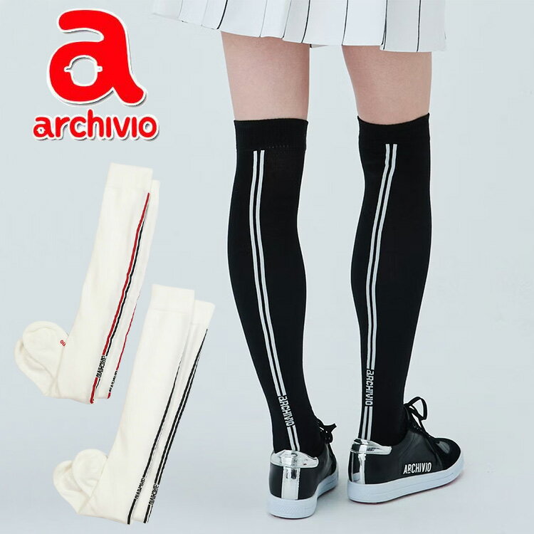 乐天商城 - 【当店在庫】【メール便送料無料】アルチビオ バックラインハイソックス レディース 2026年春夏 A550219
