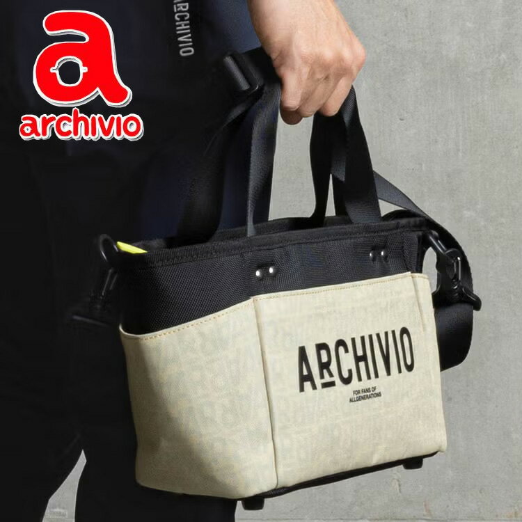 Rakuten - 【全品ポイント3倍以上★要エントリー】【当店在庫】アルチビオ ARロゴ柄ラウンドバッグ メンズ 2026年春夏 A560303