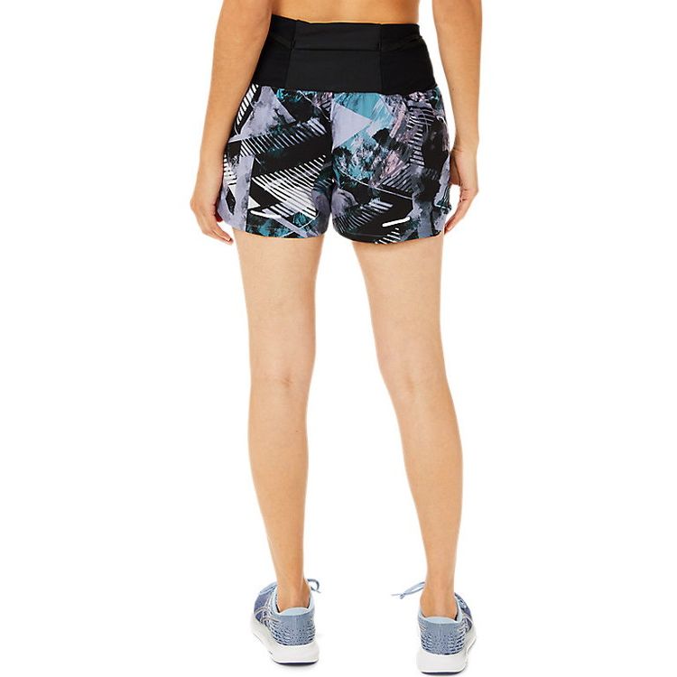 アシックス W’Sランニンググラフィックマルチポケットショーツ 2012B995-002