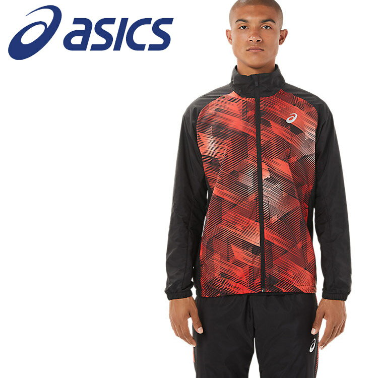 アシックス ウーブンジャケット(裏トリコット起毛) 2041A207-001