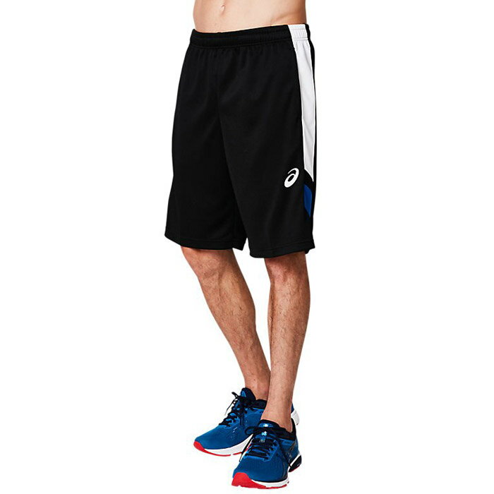 【ワンダフルデー当店全品ポイント10倍！！開催期間:5/1(土)00:00~23:59迄】アシックス トレーニングハーフパンツ 切替 メンズ 2031A650-001