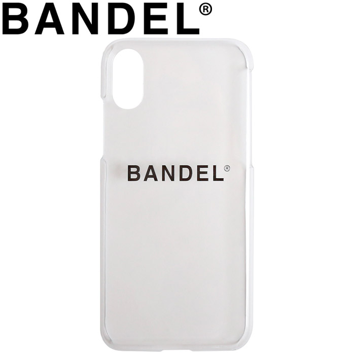 バンデル スマホケース iPhone Xs Max Hardcase Logo Clear×Black
