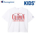 チャンピオン ショートスリーブTシャツ 半袖 カジュアル ガールズ ジュニア キッズ CK-Z329-010