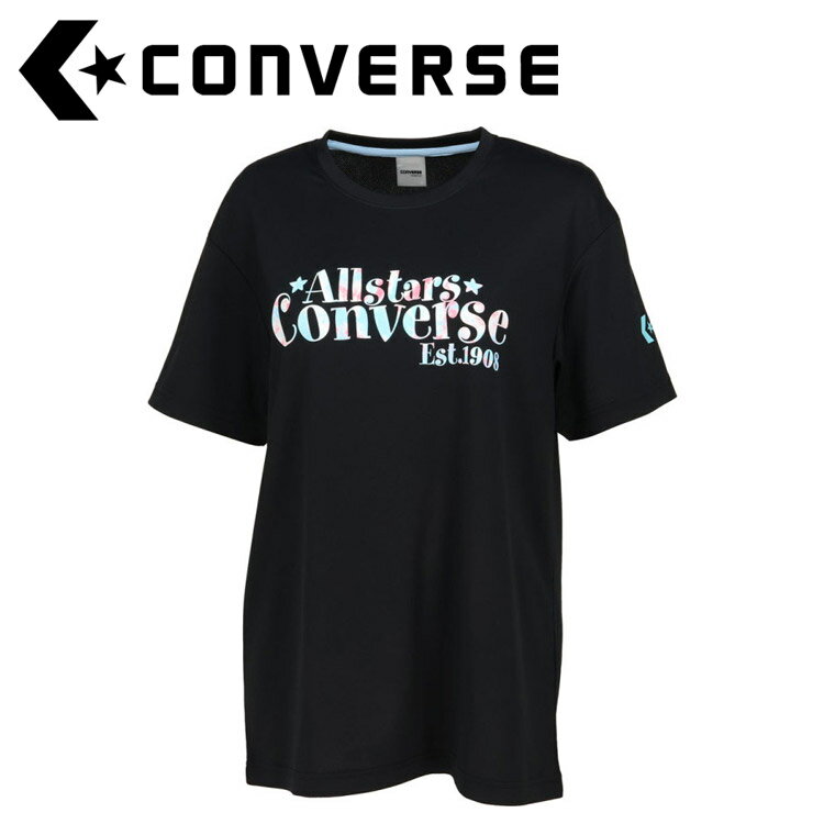 メール便対応 CONVERSE(コンバース) バスケット ガールズプリントTシャツ CB332351-1922