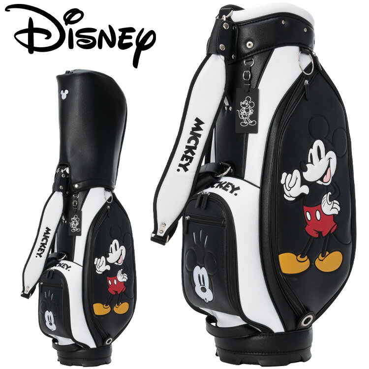 乐天商城 - 【当店在庫】ディズニーゴルフ BLACK DISNEY GOLF CADDIE キャディバッグ 9型 XYMG6SC1 2026モデル 日本正規品