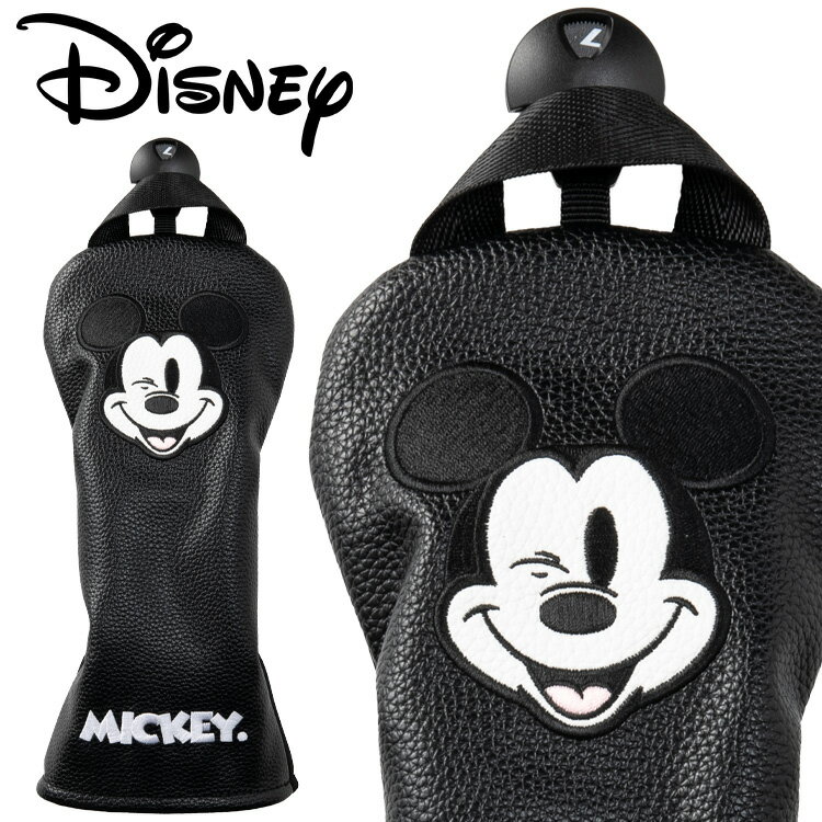 球道木杆 - 【当店在庫】ディズニーゴルフ BLACK DISNEY H/C FAIRWAY フェアウェイ用 ヘッドカバー XYMG6SH2 2026モデル 日本正規品