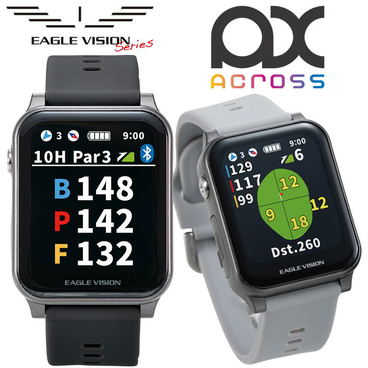 樂天商城 - 【当店在庫】イーグルビジョン AX アクロス GPSゴルフナビ 腕時計型 EV-539 ACROSS 2026モデル