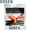 ゴーセン 硬式テニスストリングス ガット ポリロン エッグパワー16 TS100-BK