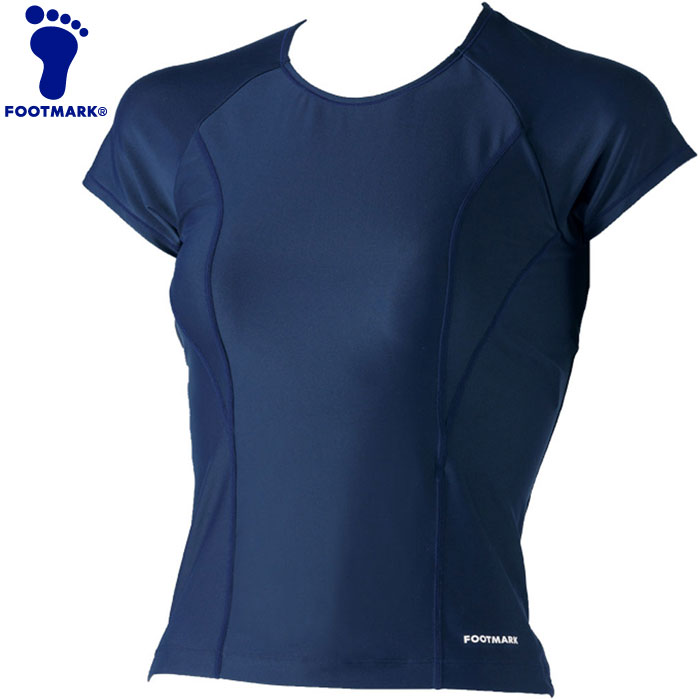 【メール便対応】フットマーク 水泳 すまいるスイムラインセパレーツ上 水着 101563-08 返品不可