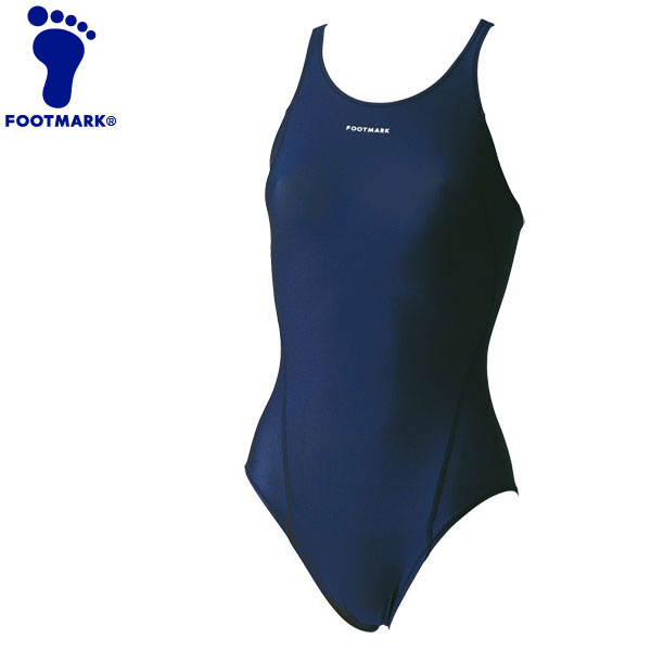 【メール便対応】フットマーク 水泳 すまいるスイムワンピース 140、150cm 水着 101568J1-08 返品不可