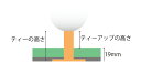 【お買い物マラソン連動最大3,510円OFFクーポン配布！(4/24 00:00～4/27 23:59迄)】【あす楽対応】タバタ ゴルフ パーマネントティー M GV-0292