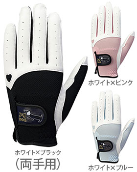 メール便対応 ジェイ&ジェイドッグゴルフグローブレディース両手用JJG-4115LJ&JDOG