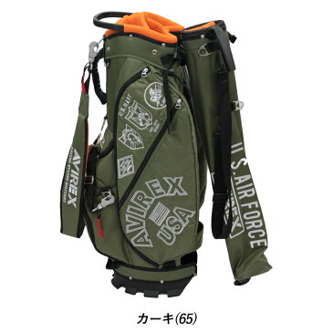 【お買い物マラソン開始6時間限定全品ポイント10倍!!有効期間:5/9(日)20:00〜5/10(月)01:59迄】【あす楽対応】アヴィレックス ゴルフ クラブケース一体型スタンドキャディバッグ AVXBA1-1CB