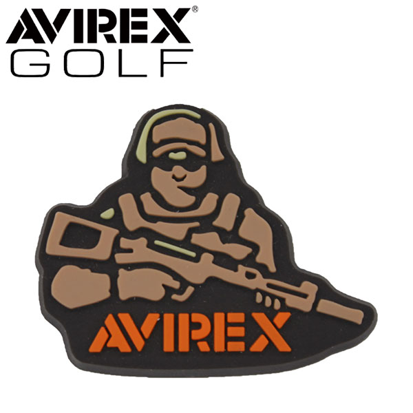 【お買い物マラソン連動最大2,880円OFFクーポン配布！(10/14 00:00〜10/17 23:59迄)】【メール便送料無料】アヴィレックス ゴルフ ソルジャーマーカー AVG3S-AC4