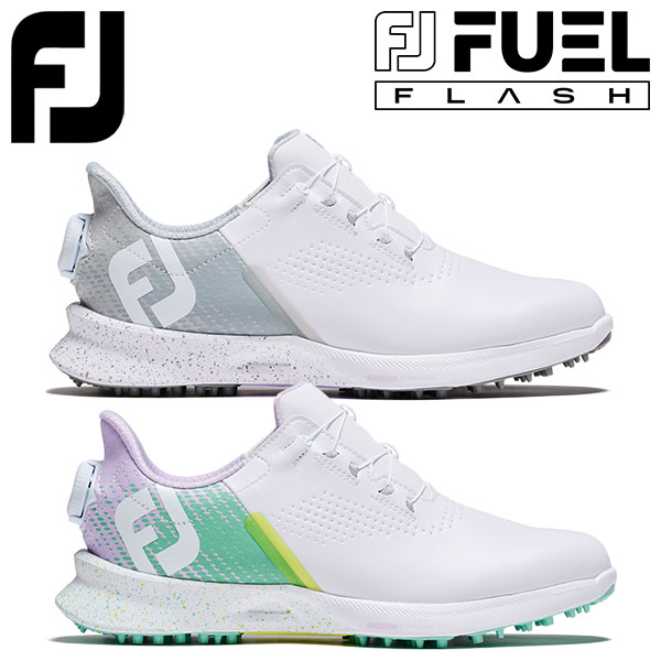 フットジョイ ゴルフ ウィメンズ エフジェイ フューエル フラッシュ ボア レディース ゴルフシューズ スパイクレス Boa