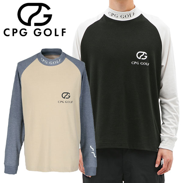 乐天商城 - 【当店在庫】CPG GOLF ウォームタイプロングスリーブ モックネックシャツ メンズ ゴルフウェア 2109-24210