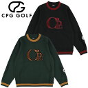【あす楽対応】CPG GOLF フラワーロゴラインセーター メンズ ゴルフウェア 2309-23223