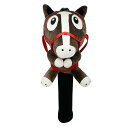 【9/10限定 全品ポイント12倍★要エントリー】【当店在庫】競走馬 ヘッドカバー ドライバー用 動物 ≪キャラクターシリーズ≫