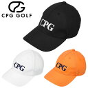 【7/20限定★全品ポイント10倍!! 要エントリー】【当店在庫】CPG GOLF LOGO CAP ロゴ キャップ 4514-24143 帽子 2025モデル