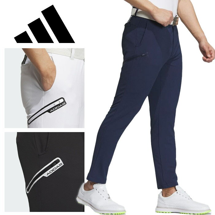 【ワンダフルデー24時間限定全品ポイント5倍以上！！有効期間:11/01(水)00:00〜23:59迄】【あす楽対応】アディダス ゴルフ WIND. RDY EX STRETCH ACTIVE アンクルパンツ メンズ 2023秋冬 ゴルフウェア MKS33のサムネイル