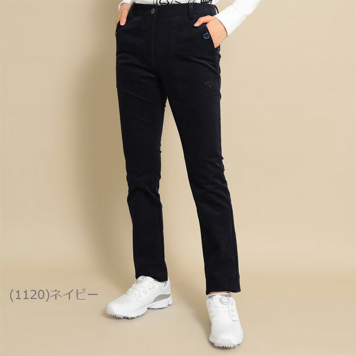 【当店在庫】キャロウェイ 8WAYストレッチ モールスキンパンツ レディース 秋冬 ゴルフウェア C23226204