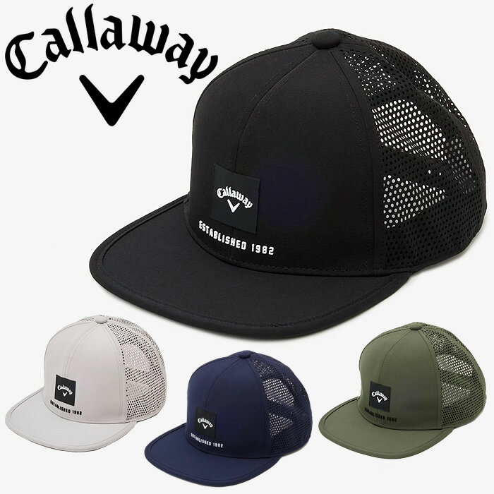 キャロウェイ パンチングフラットキャップ メンズ 春夏C24191111