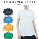 【当店在庫】トミーヒルフィガーゴルフ アーチロゴ 半袖モックネックシャツ レディース 春夏 ゴルフウェア THLA401