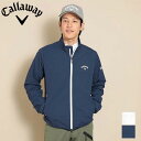 キャロウェイ ストレッチナイロンドビーフルジップ撥水 ブルゾン メンズ 春夏 ゴルフウェア C24115100