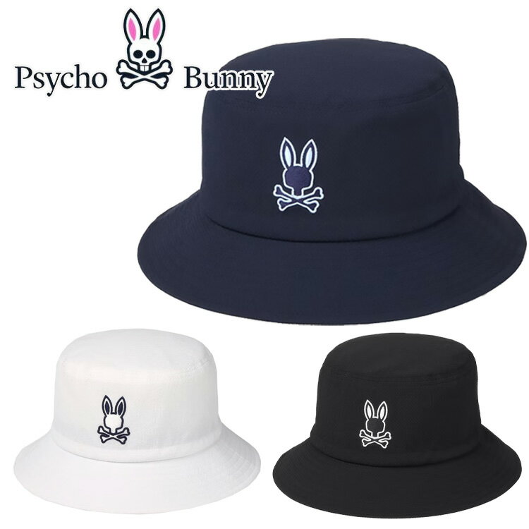 【当店在庫】サイコバニーゴルフ NEWシルエットBUNNY バケットハット GF746 2026春夏 帽子
