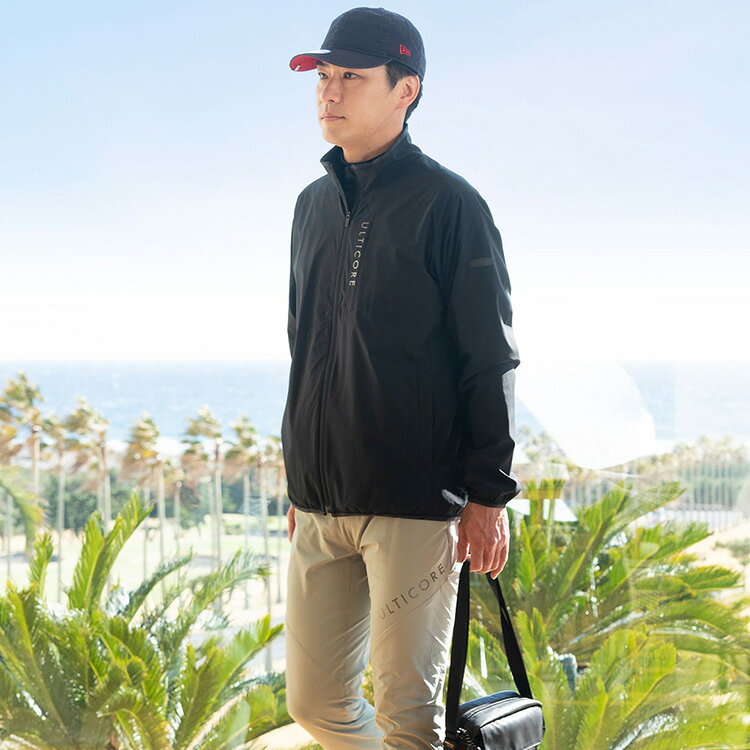 【当店在庫】ブリヂストンゴルフ 4Dimotion Fit Split Raglan Sleeve ULTICORE 前開きブルゾン メンズ 2025秋冬 ゴルフウェア FBM01D